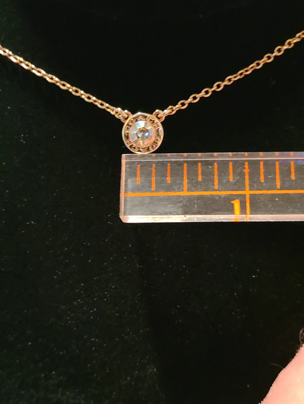 Coach Rose Gold Open Circle Pendant Necklace